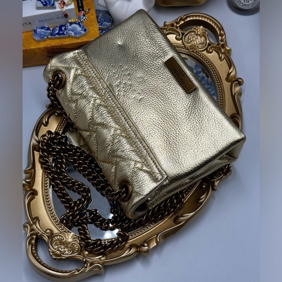🆕 KURT GEIGER LONDON 🧿NWOT Leather Mini Kensington Rhinestone Eye Crossbody - Picture 8 of 15